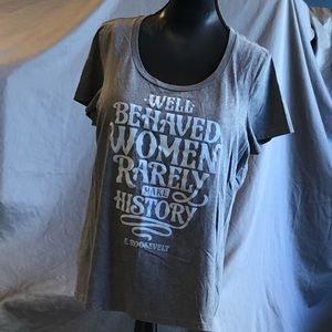 Torrid grey fuzzy print tee